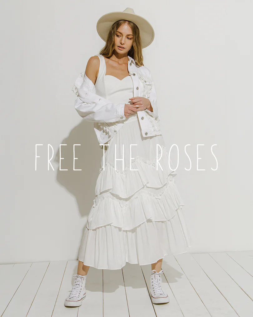FREE THE ROSES -Free The Rose - Floral Print Maxi Dress - Dress available at Objectrare